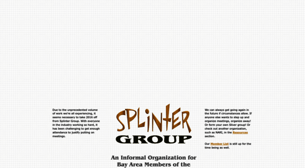 splintergroup.info