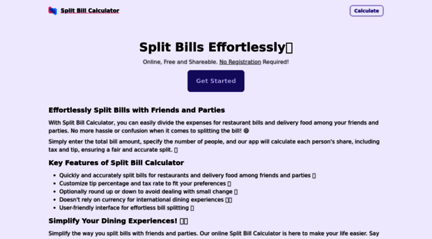 splitbillcalc.com