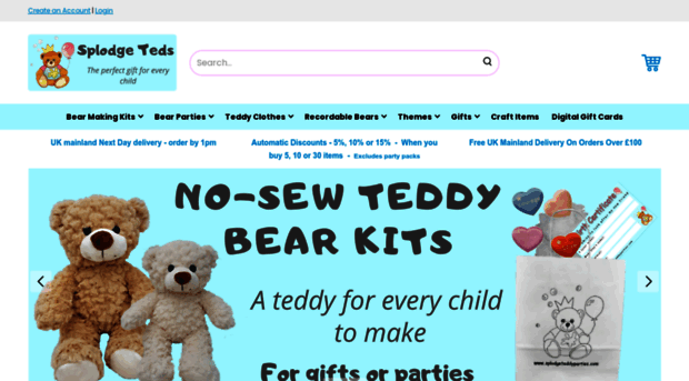 splodgeteddyparties.com