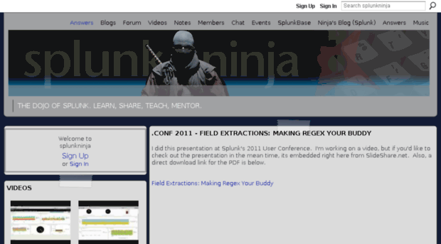 splunkninja.ning.com