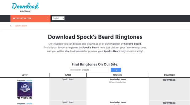 spocksbeard.download-ringtone.com