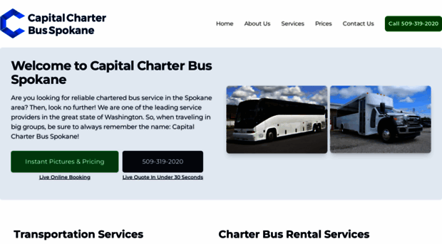 spokanecharterbus.com