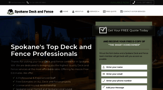 spokanedeckandfencepros.com