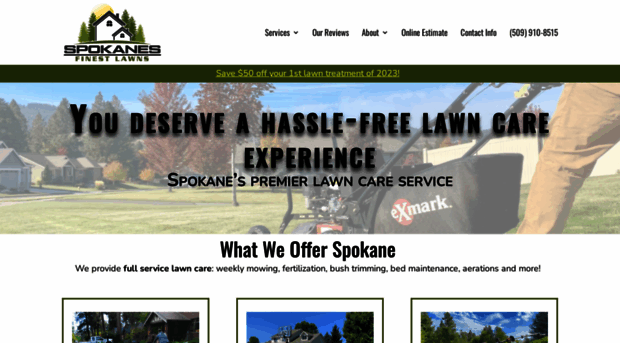 spokanesfinestlawns.com