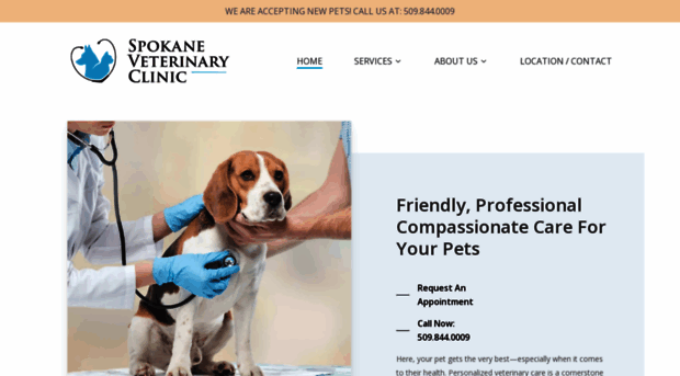 spokaneveterinaryclinic.com