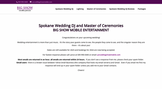 spokaneweddingdjs.com