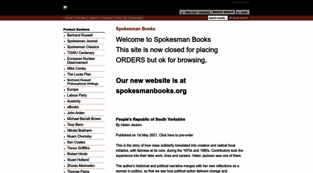 spokesmanbooks.com