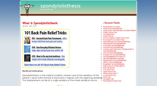 spondylolisthesis.org