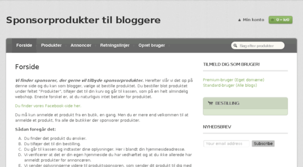 sponsorproduktertilbloggere.dk