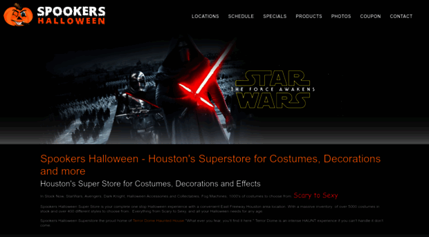 spookershalloween.com