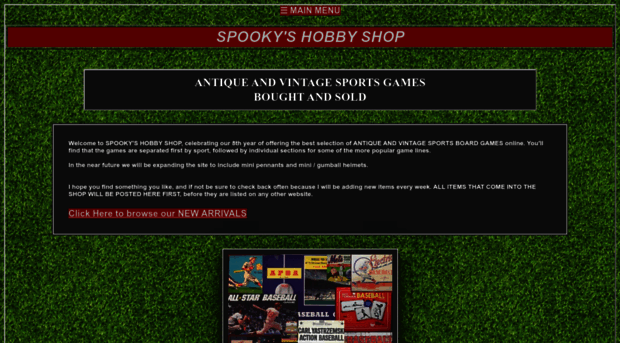 spookyshobbyshop.com