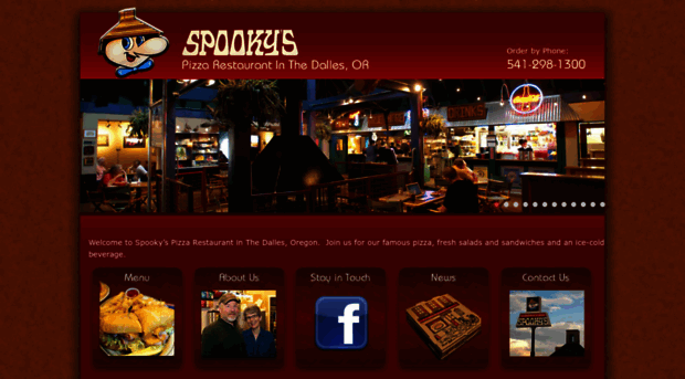 spookyspizza.com