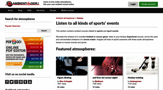 sport.ambient-mixer.com