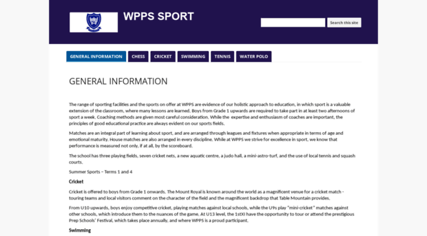 sport.wpps.org.za