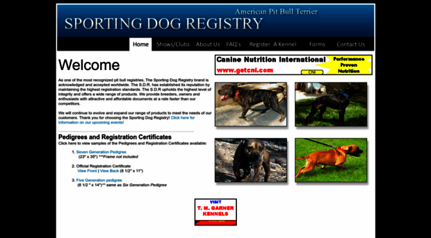 sporting-dog-registry.com