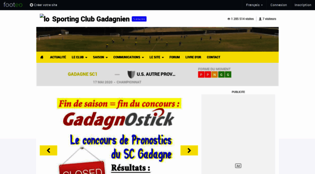 sportingclubgadagnien.footeo.com