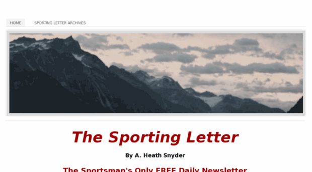 sportingletter.com