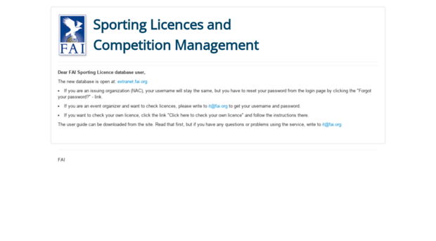 sportinglicences2.fai.org