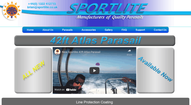 sportliteparasails.com