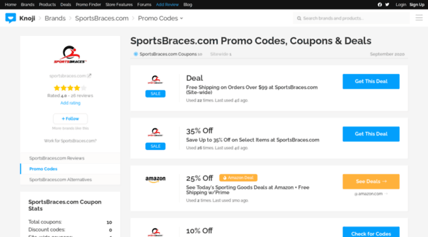 sportsbracescom.bluepromocode.com