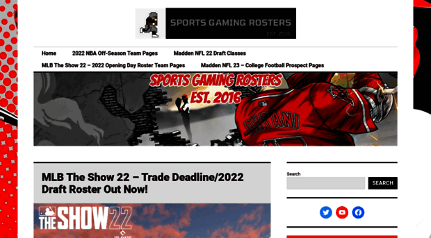 sportsgamingrosters.com