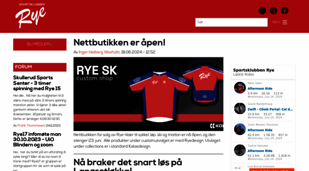 sportsklubbenrye.no