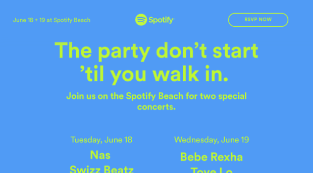 spotifybeachparties2019.splashthat.com