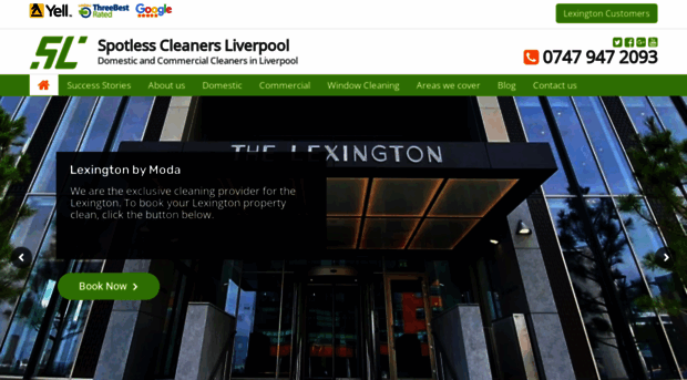 spotlesscleanersliverpool.com