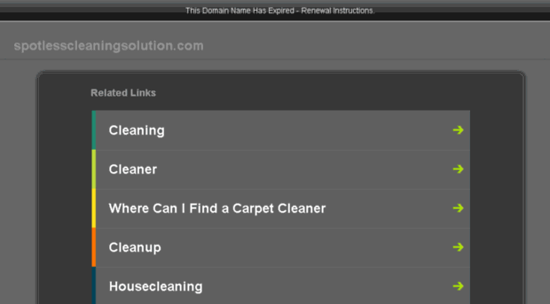 spotlesscleaningsolution.com