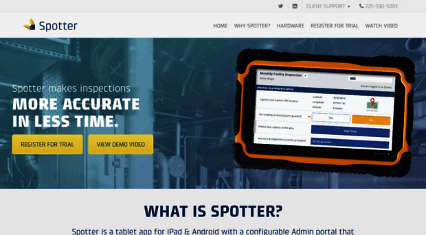 spotterinspectionapp.com - Mobile Inspection App for iOS ... - Spotter ...