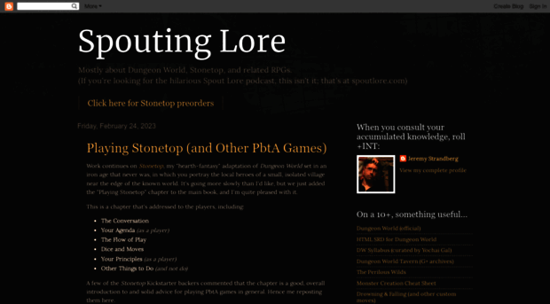 spoutinglore.blogspot.com