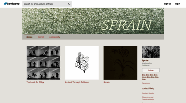 sprain.bandcamp.com