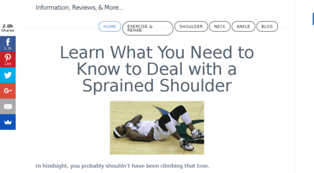 sprainedshoulder.org