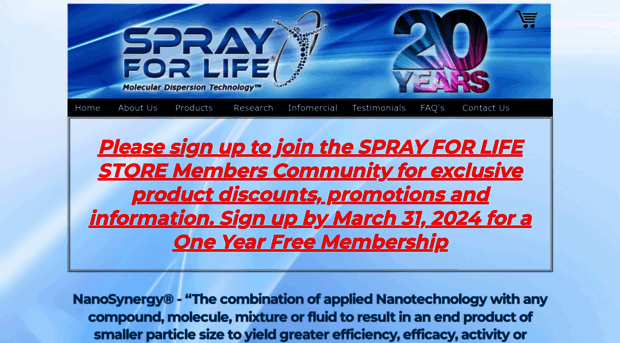 sprayforlife.com