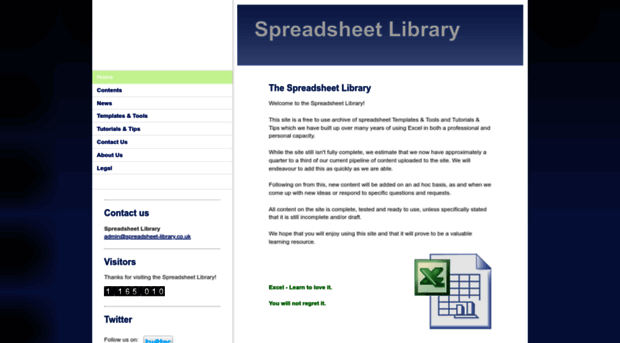 spreadsheet-library.co.uk