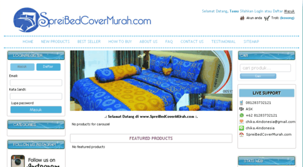 spreibedcovermurah.com