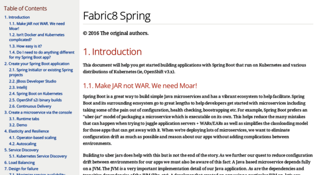 spring.fabric8.io