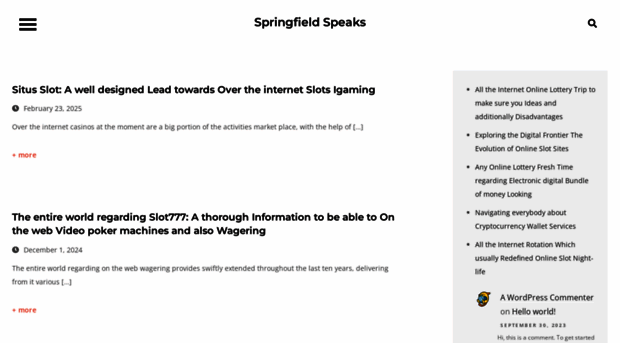springfieldspeaks.xyz