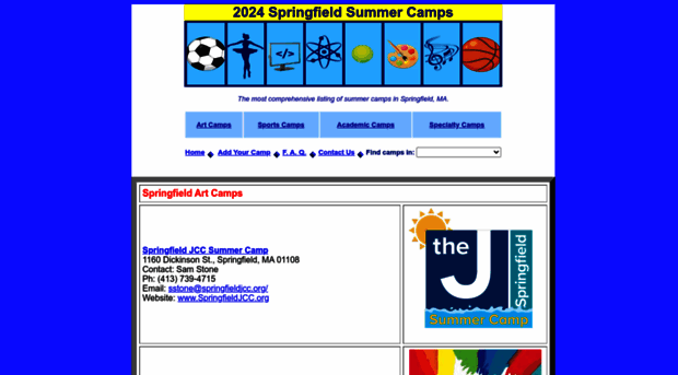 springfieldsummercamps.org