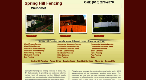 springhillfencing.com