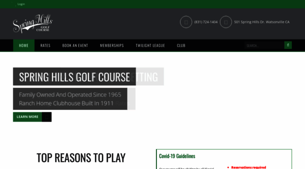 springhillsgolf.com