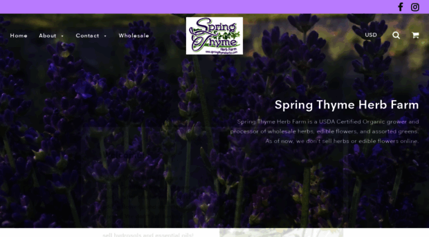 springthymeherbs.com