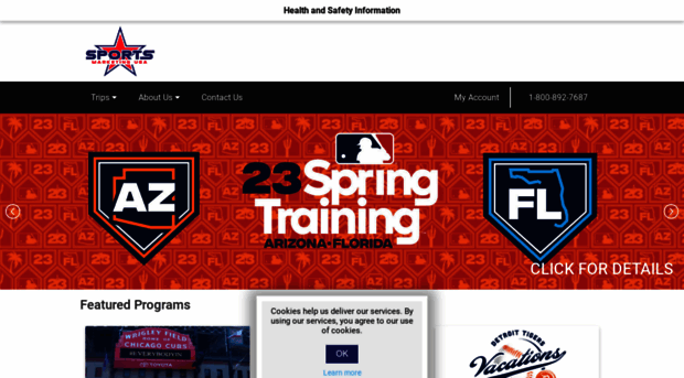 springtrainingtours.com