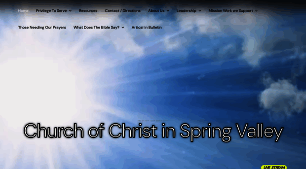 springvalleychurchofchrist.com