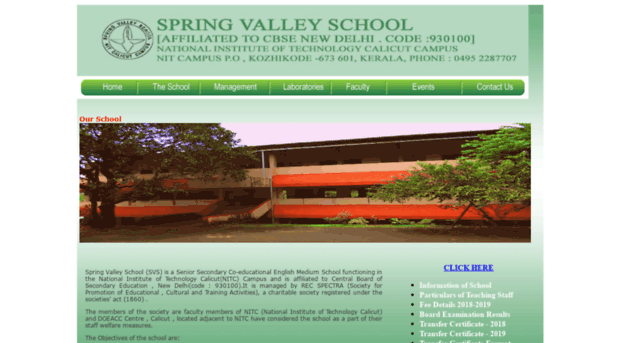 springvalleyschoolnitc.org