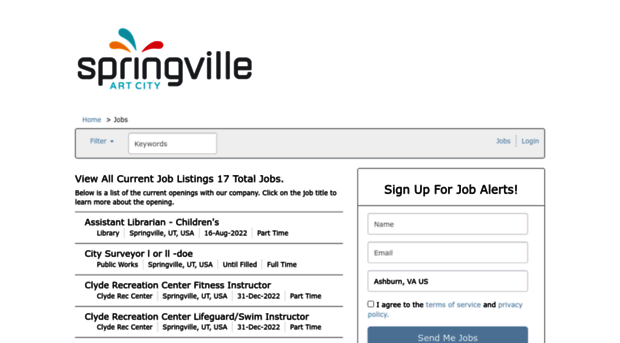 springville.iapplicants.com