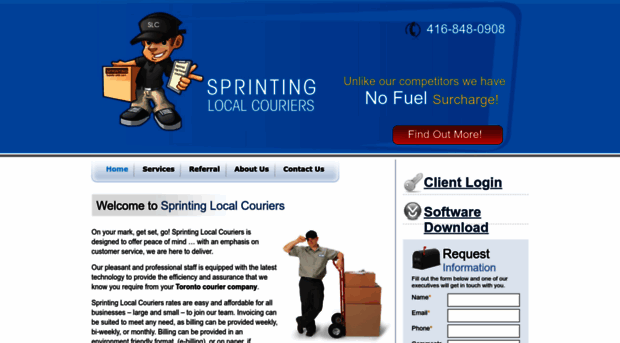 sprintinglocalcouriers.com