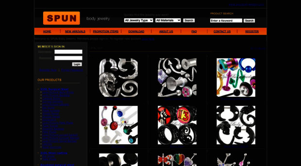 spunbodyjewelry.com