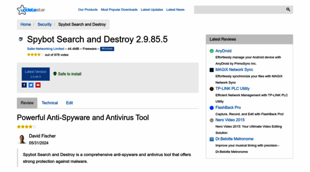 spybot-search-and-destroy.updatestar.com