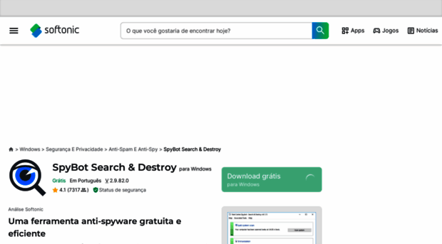 spybot-search-destroy.softonic.com.br